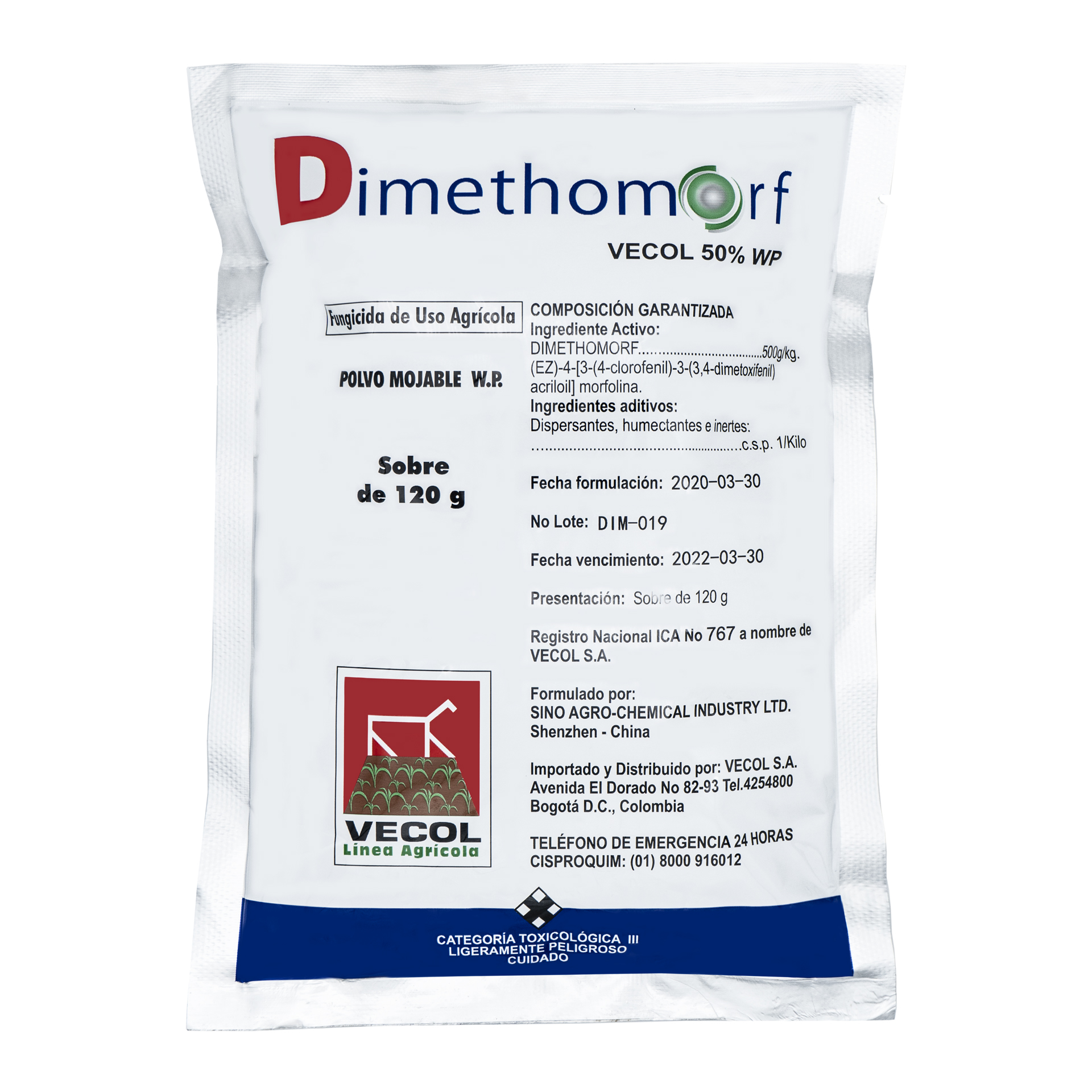 Dimethomorf Vecol 50% WP